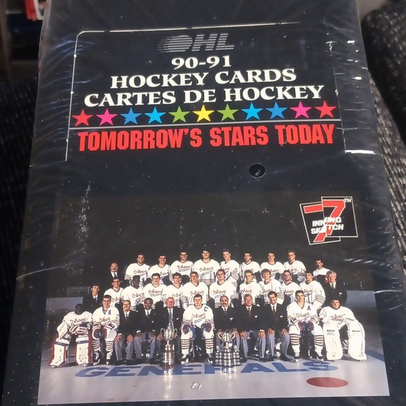 1990-91 OHL unopened hockey card sealed pack box tomorrow's stars today brand ne - Picture 1 of 9